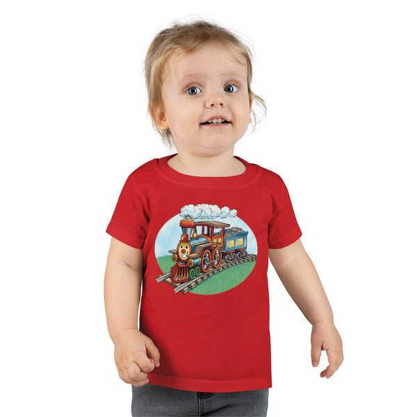 Choo Choo Oval Toddler T-shirt