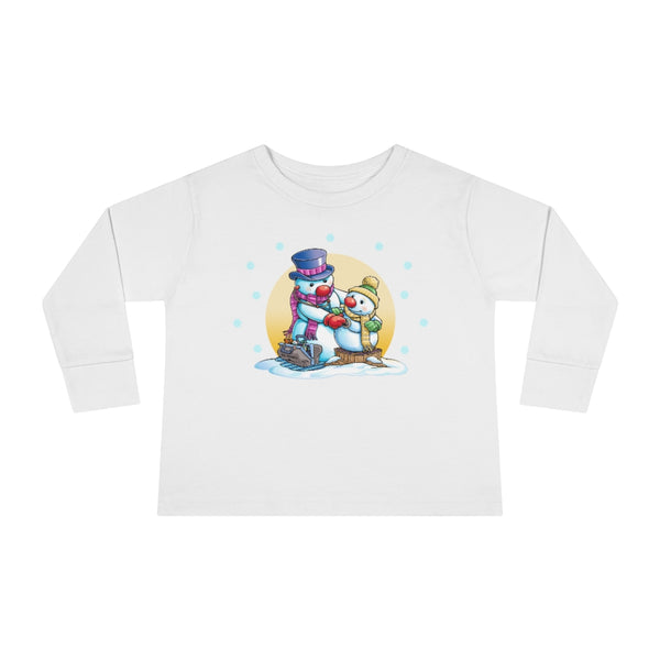 Dr. Frosty Christmas Toddler Long Sleeve Tee