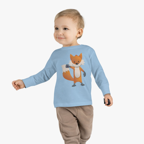 Fox Howdy Toddler Long Sleeve Tee