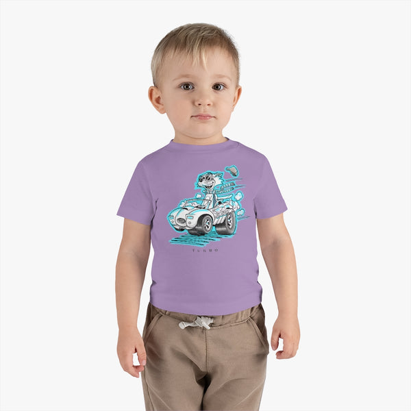 Speedy Cat Cyan Infant Cotton Jersey Tee