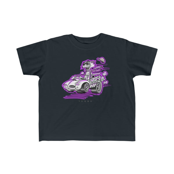 Speedy Cat Purple Kid's Fine Jersey Tee