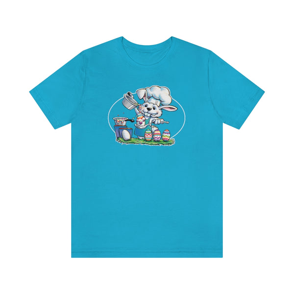 Easter Bunny Cook Unisex Jersey Short Sleeve Tee
