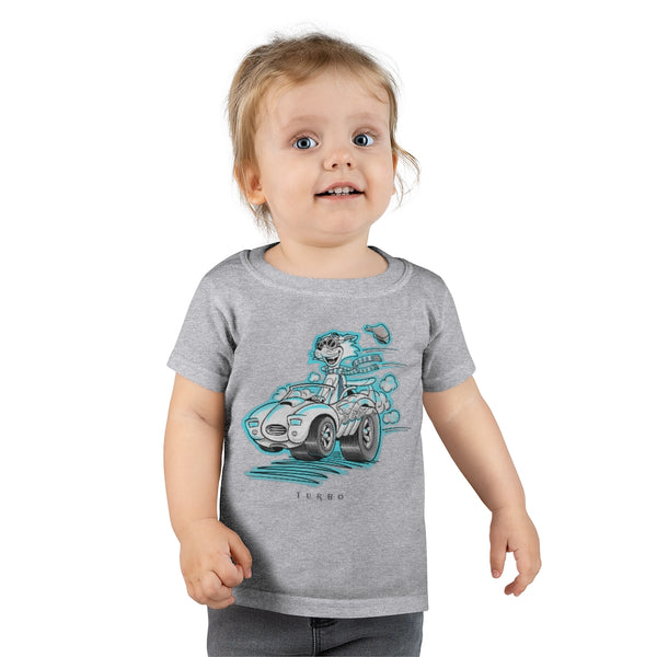 Speedy Cat Cyan Toddler T-shirt