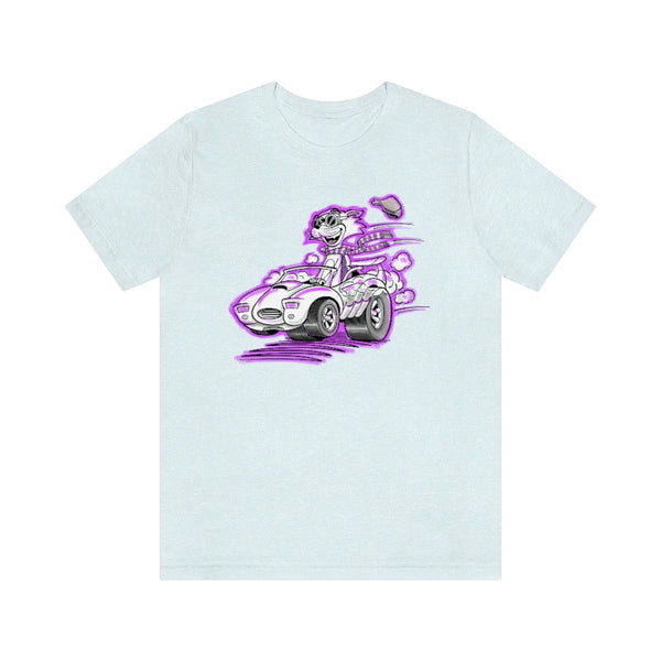 Speedy Cat Purple Unisex Jersey Short Sleeve Tee