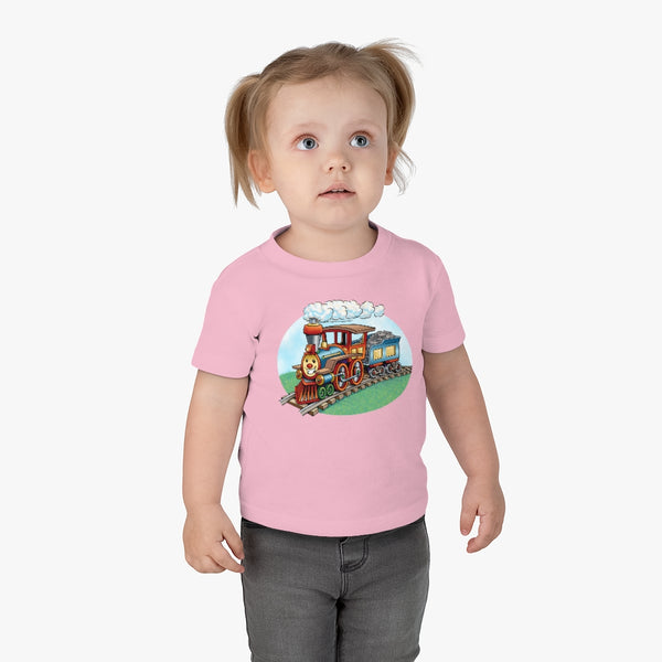 Choo Choo Oval Infant Cotton Jersey Tee