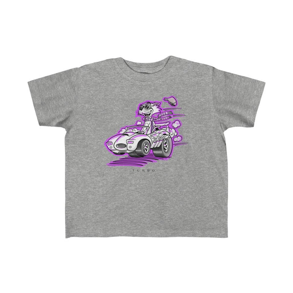 Speedy Cat Purple Kid's Fine Jersey Tee