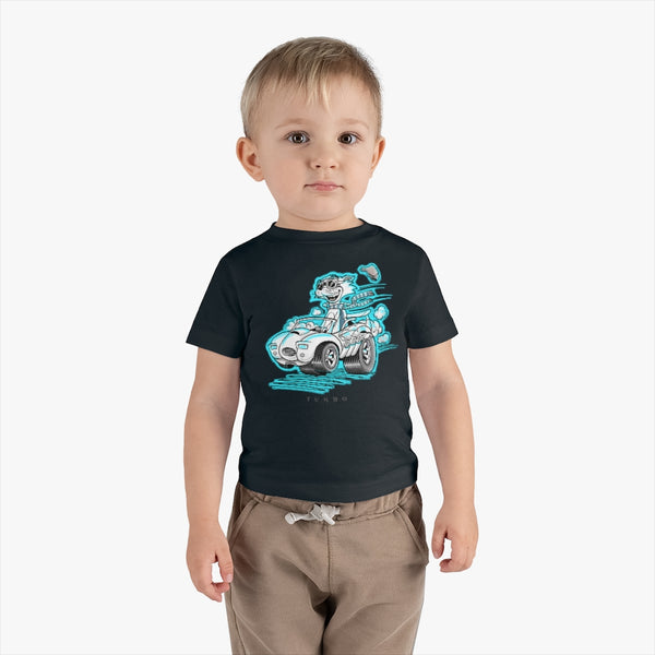 Speedy Cat Cyan Infant Cotton Jersey Tee