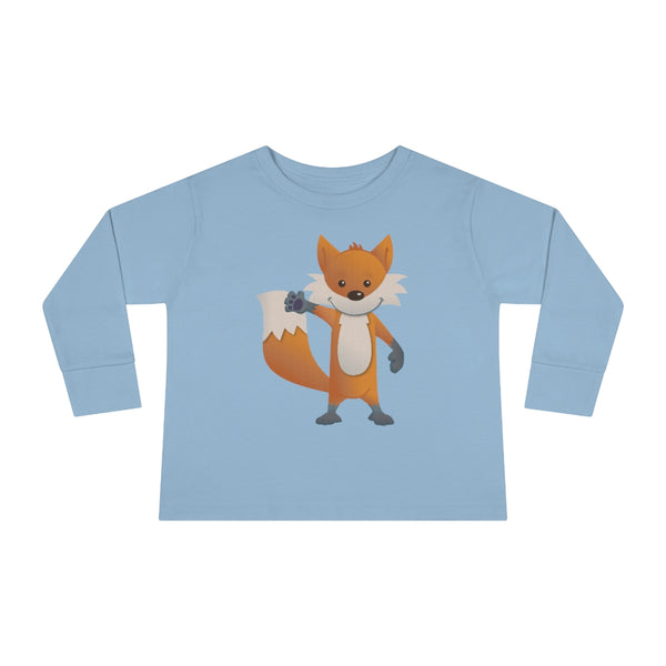 Fox Howdy Toddler Long Sleeve Tee