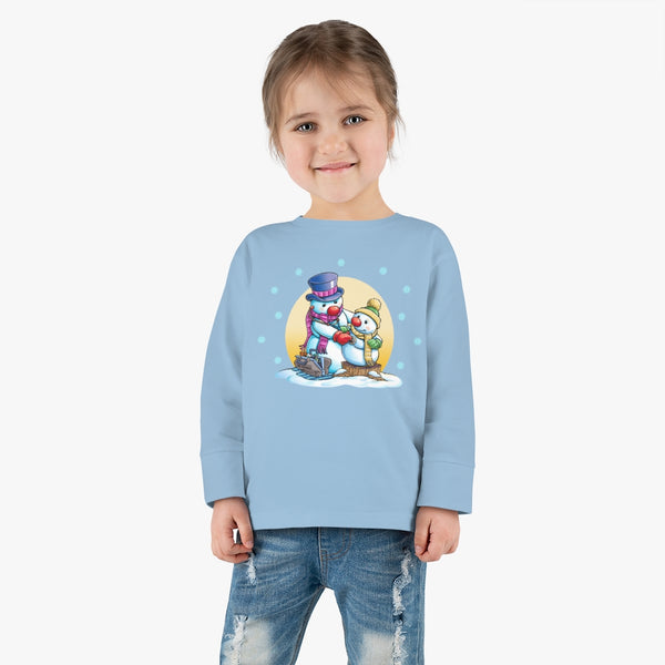 Dr. Frosty Christmas Toddler Long Sleeve Tee