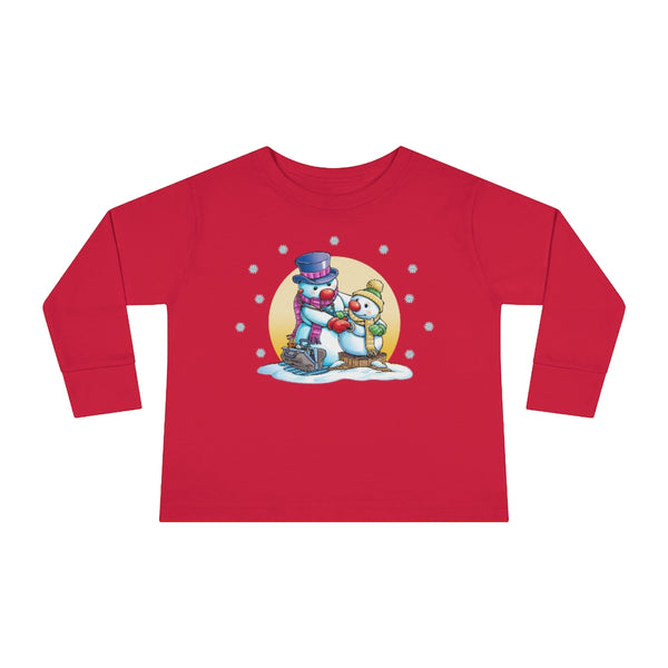 Dr. Frosty Christmas Toddler Long Sleeve Tee