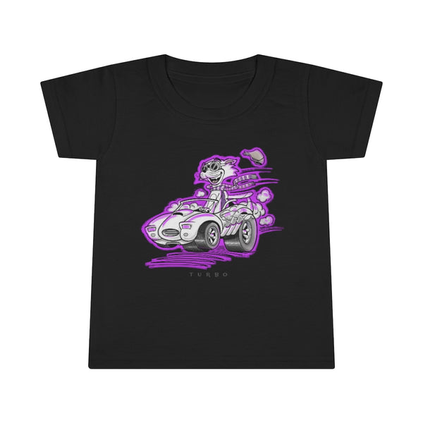 Speedy Cat Purple Toddler T-shirt
