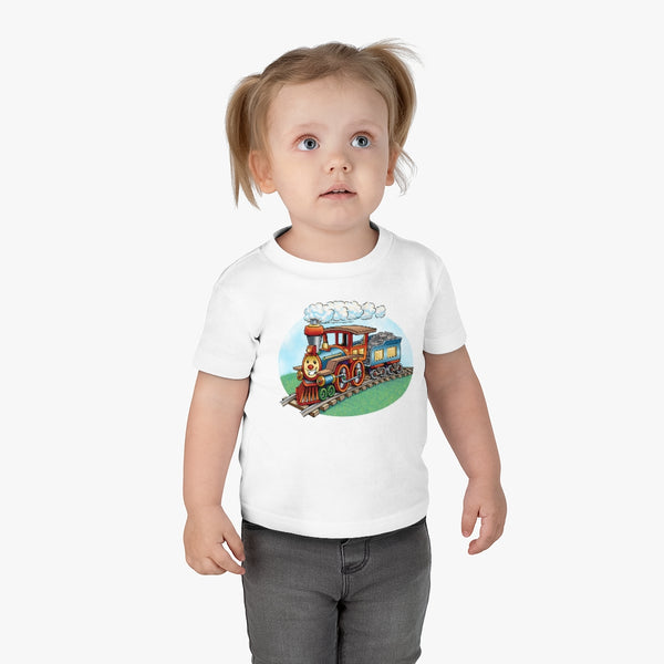 Choo Choo Oval Infant Cotton Jersey Tee