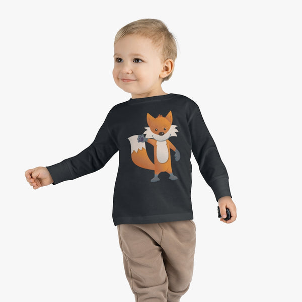 Fox Howdy Toddler Long Sleeve Tee