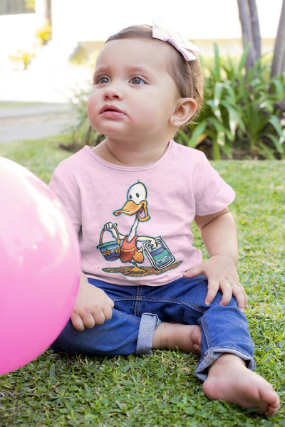 Beach Duck Single Baby Jersey Short Sleeve Tee