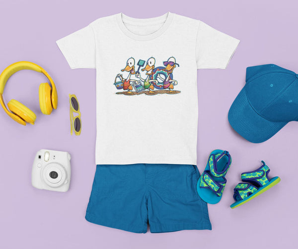 Beach Ducks Toddler Short Sleeve Tee