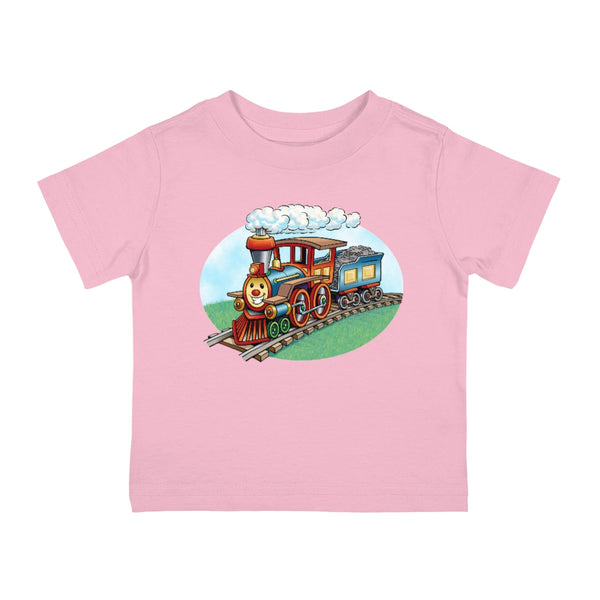 Choo Choo Oval Infant Cotton Jersey Tee
