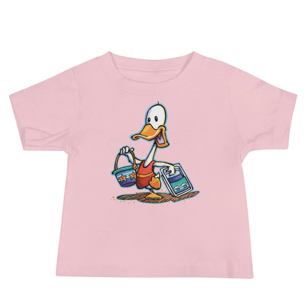 Beach Duck Single Baby Jersey Short Sleeve Tee