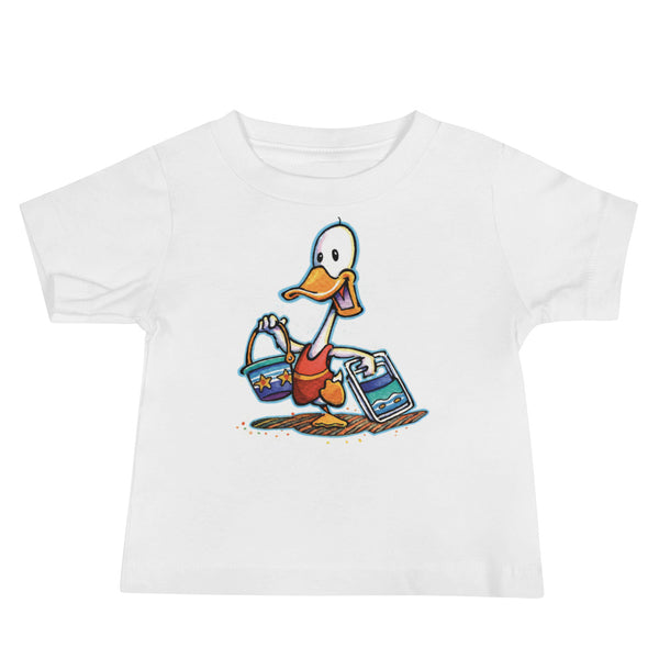 Beach Duck Single Baby Jersey Short Sleeve Tee