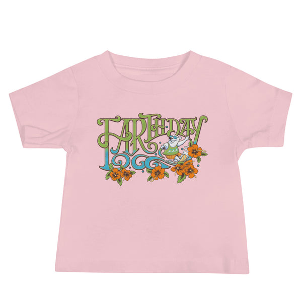 Earthday Bear Surf Baby Jersey Short Sleeve Tee