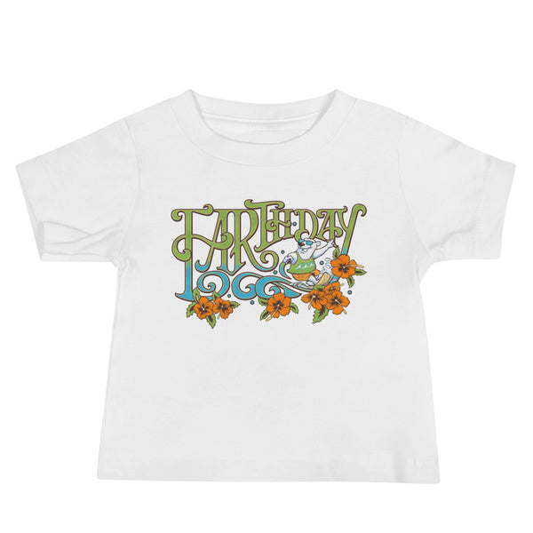 Earthday Bear Surf Baby Jersey Short Sleeve Tee