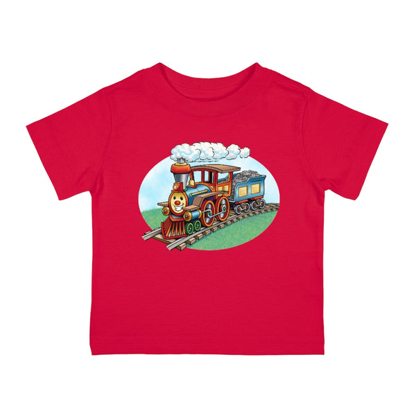Choo Choo Oval Infant Cotton Jersey Tee