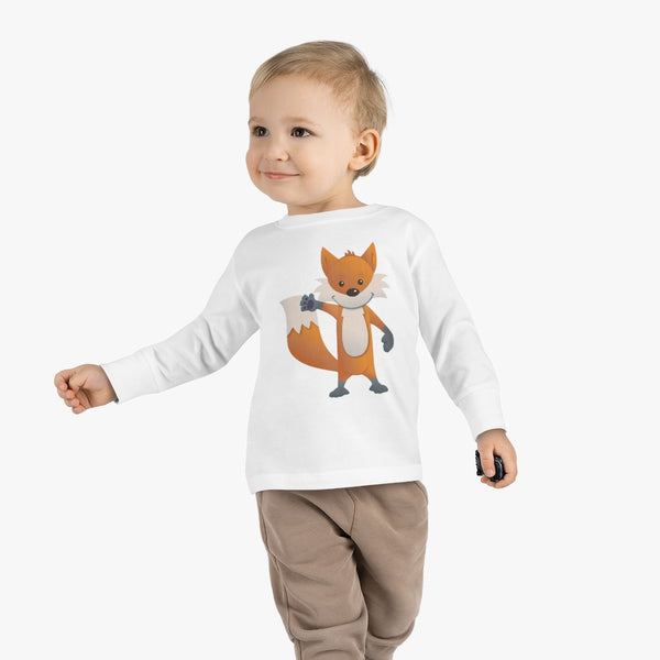 Fox Howdy Toddler Long Sleeve Tee