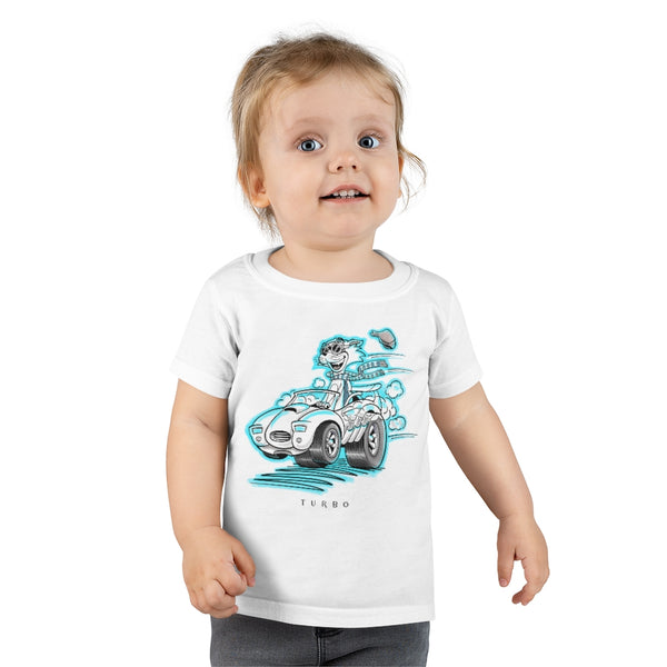 Speedy Cat Cyan Toddler T-shirt