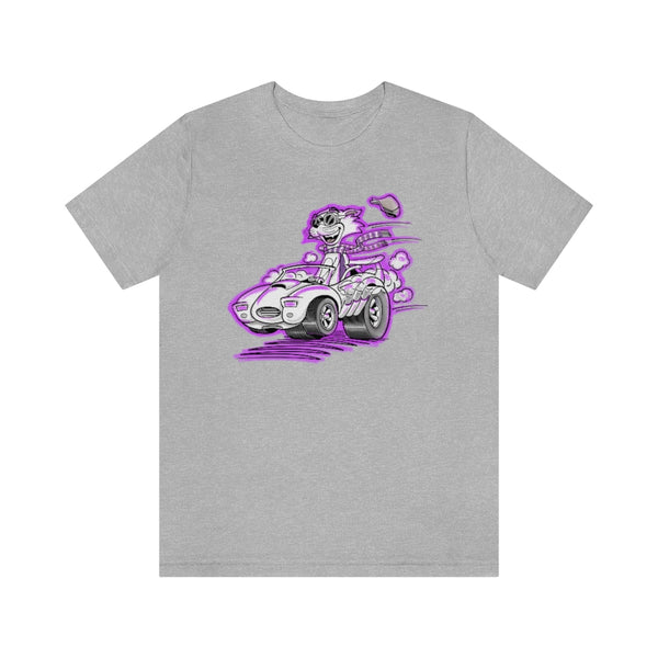 Speedy Cat Purple Unisex Jersey Short Sleeve Tee