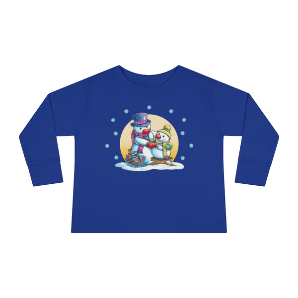 Dr. Frosty Christmas Toddler Long Sleeve Tee