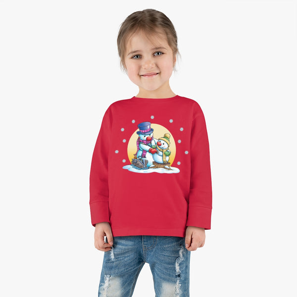 Dr. Frosty Christmas Toddler Long Sleeve Tee