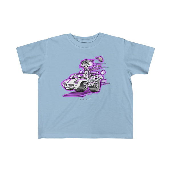 Speedy Cat Purple Kid's Fine Jersey Tee