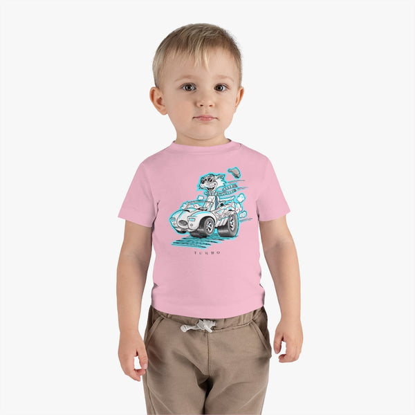 Speedy Cat Cyan Infant Cotton Jersey Tee