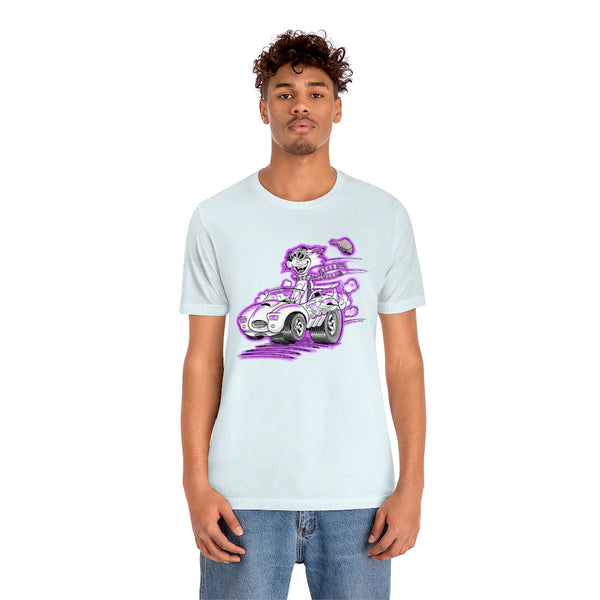 Speedy Cat Purple Unisex Jersey Short Sleeve Tee