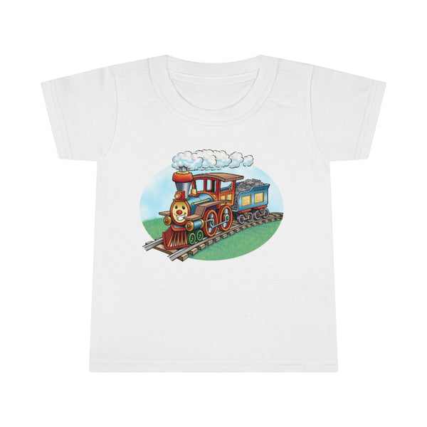 Choo Choo Oval Toddler T-shirt