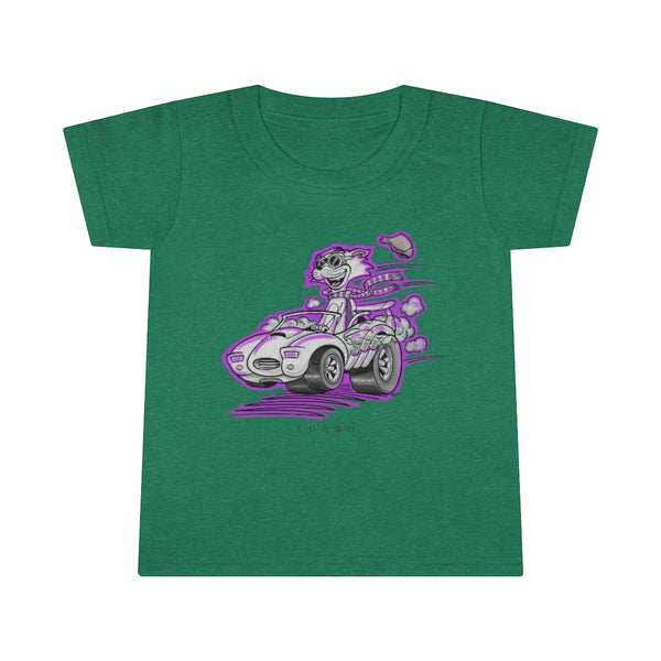 Speedy Cat Purple Toddler T-shirt