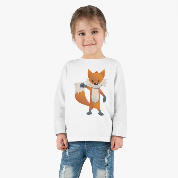 Fox Howdy Toddler Long Sleeve Tee