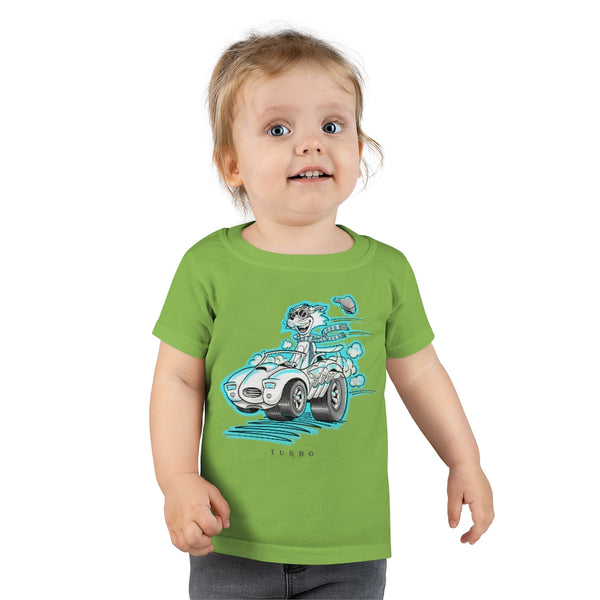 Speedy Cat Cyan Toddler T-shirt