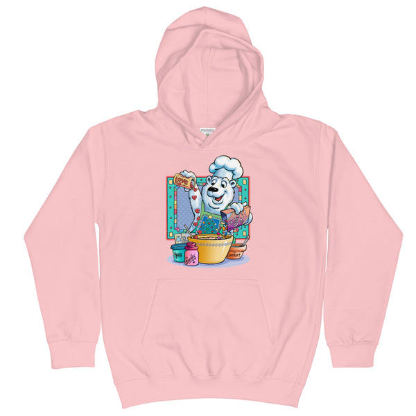Bear Chef Christmas Kids Hoodie