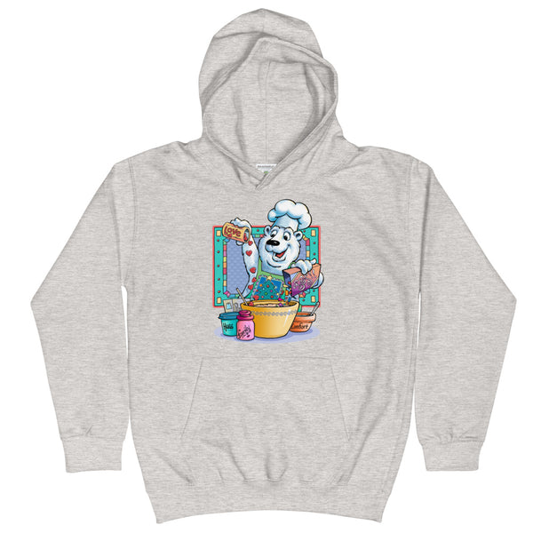 Bear Chef Christmas Kids Hoodie
