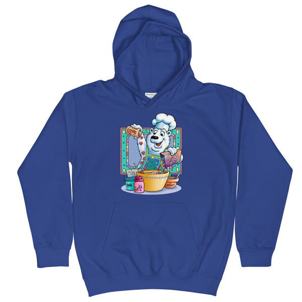 Bear Chef Christmas Kids Hoodie