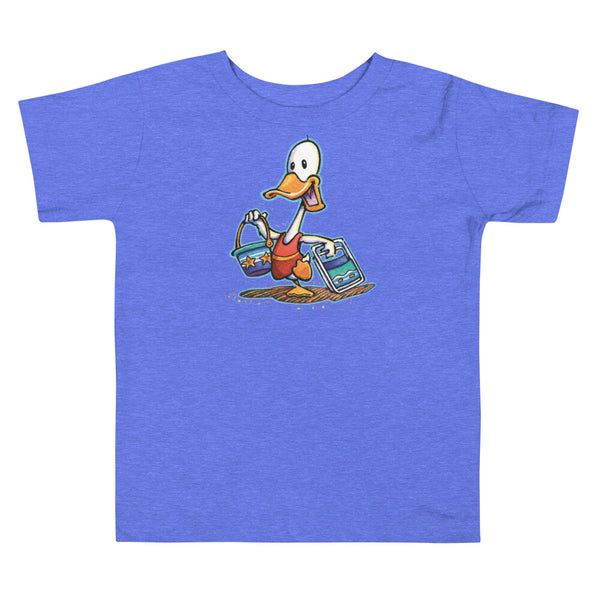 Beach Duck Single Toddler Short Sleeve Tee