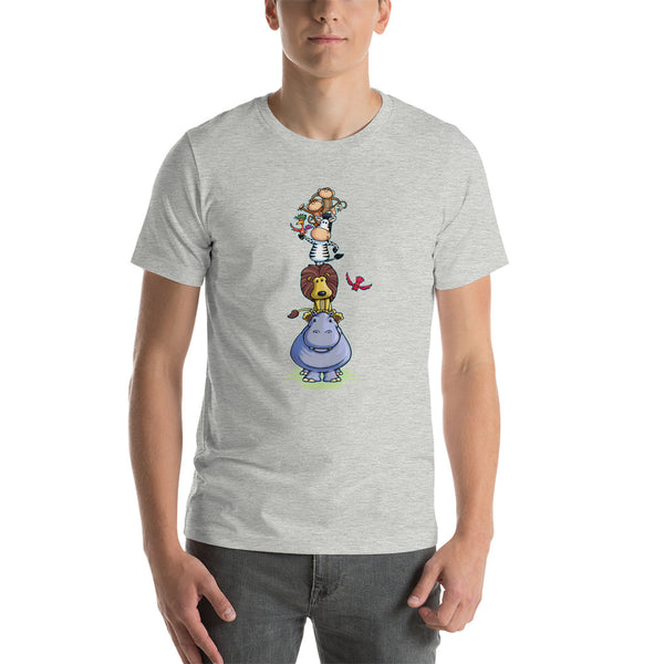 Animal Tower Short-Sleeve Unisex T-Shirt