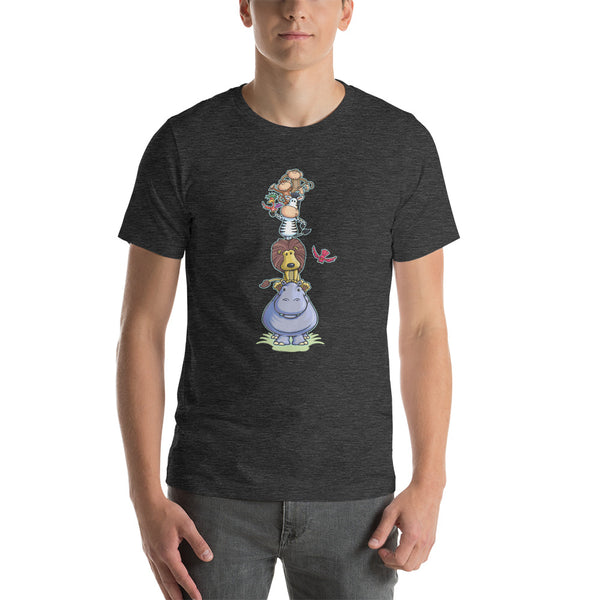 Animal Tower Short-Sleeve Unisex T-Shirt