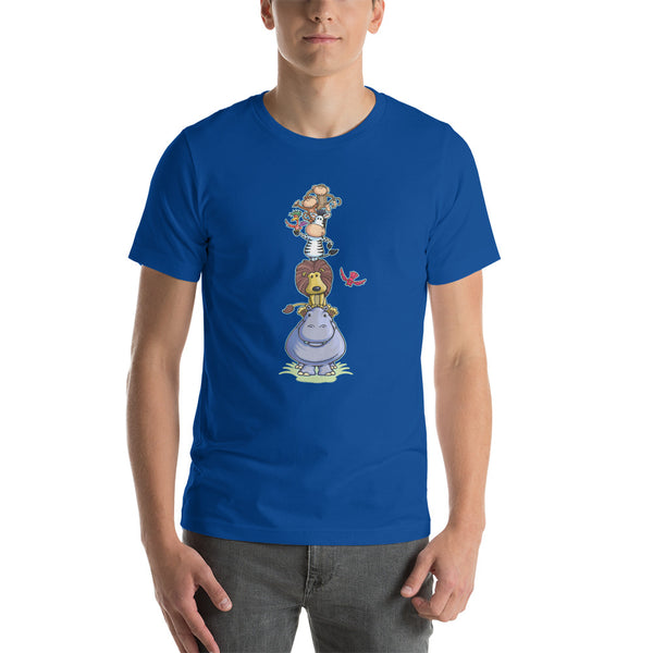 Animal Tower Short-Sleeve Unisex T-Shirt