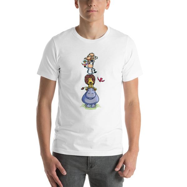 Animal Tower Short-Sleeve Unisex T-Shirt