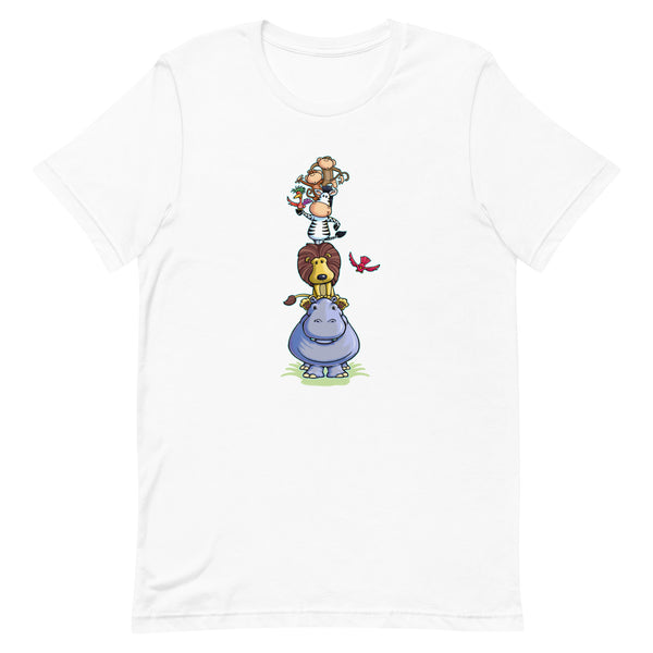 Animal Tower Short-Sleeve Unisex T-Shirt