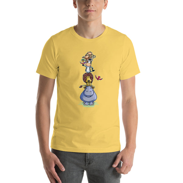 Animal Tower Short-Sleeve Unisex T-Shirt