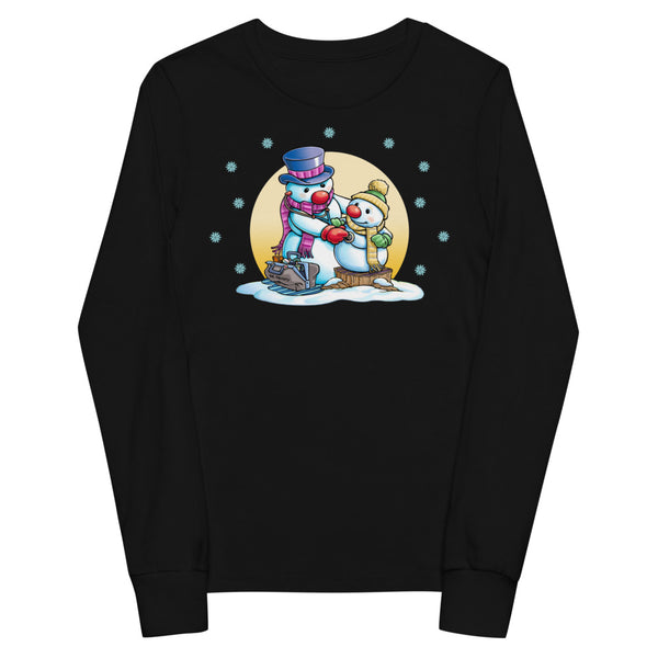 Dr. Frosty Christmas Youth long sleeve tee