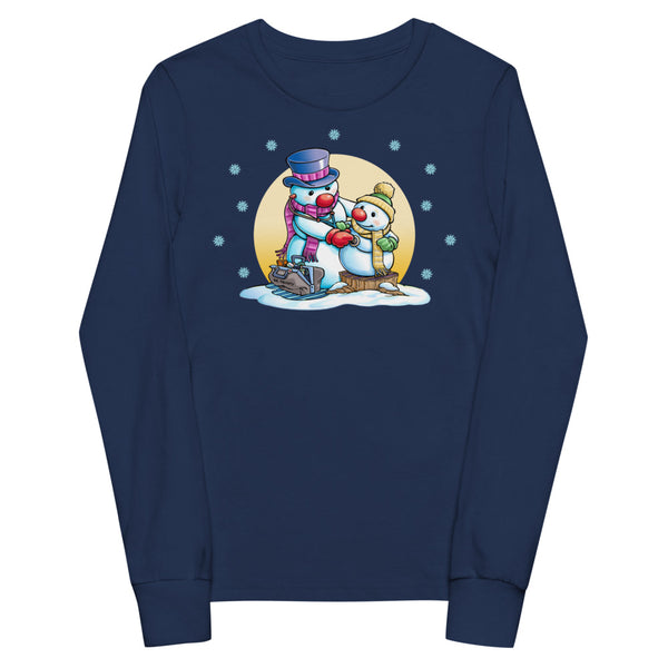 Dr. Frosty Christmas Youth long sleeve tee