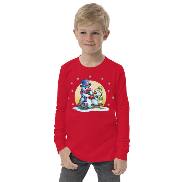 Dr. Frosty Christmas Youth long sleeve tee